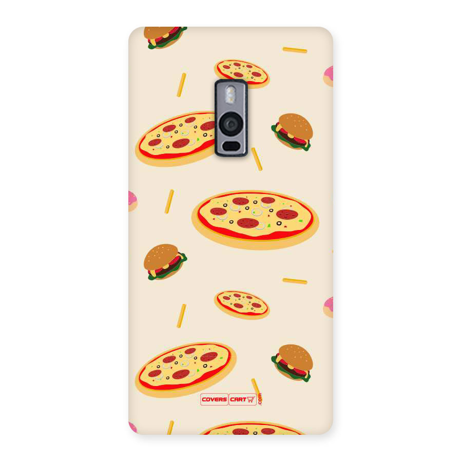 Pizza and Burger Love Back Case for OnePlus Two