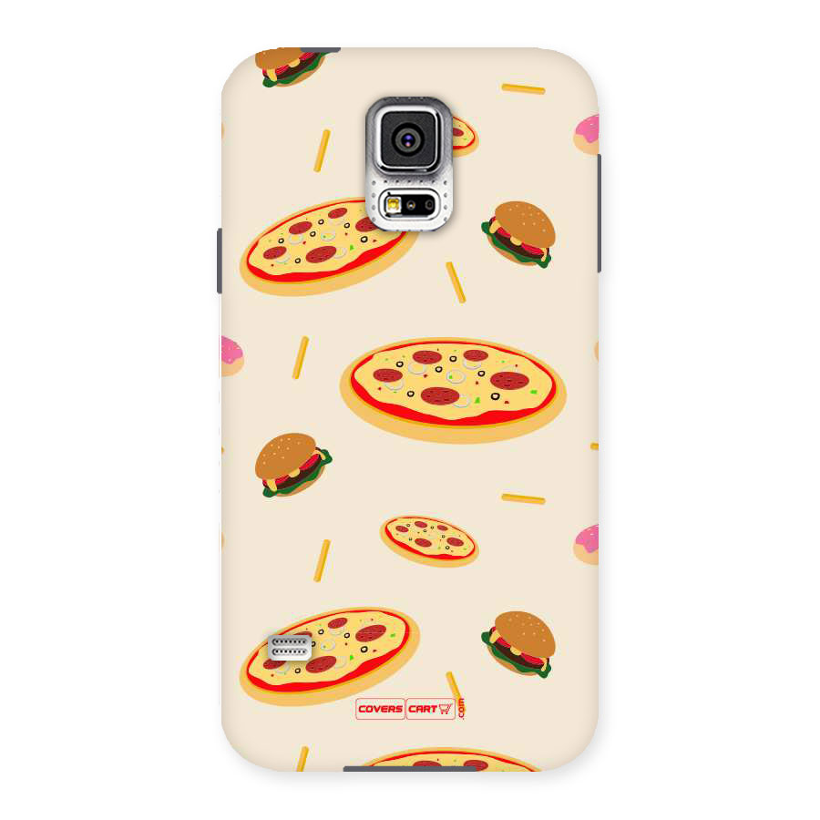 Pizza and Burger Love Back Case for Samsung Galaxy S5