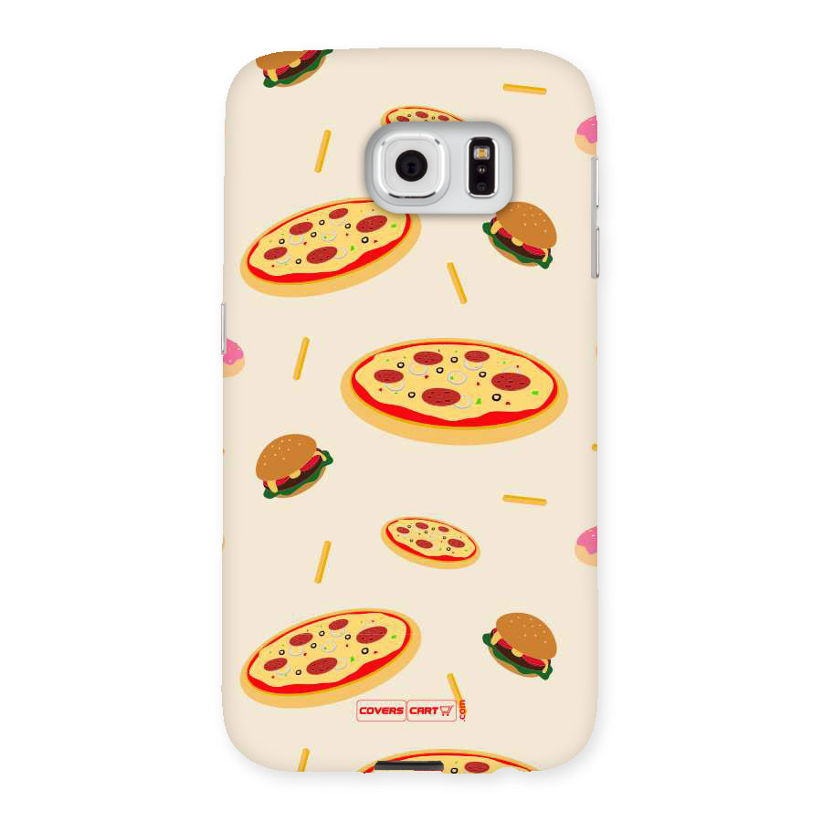 Pizza and Burger Love Back Case for Samsung Galaxy S6