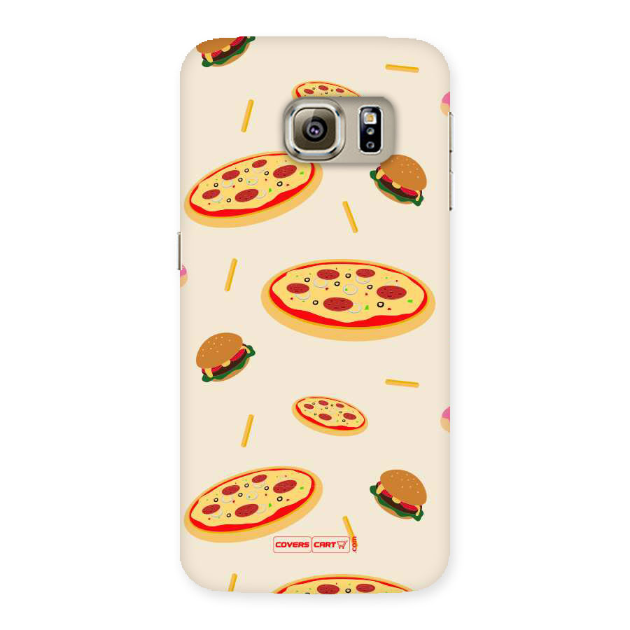Pizza and Burger Love Back Case for Samsung Galaxy S6 Edge