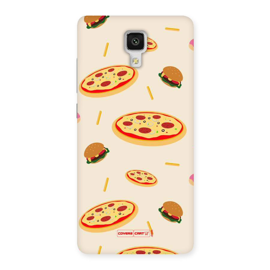 Pizza and Burger Love Back Case for Xiaomi Mi 4