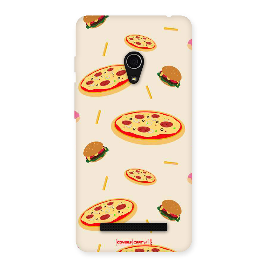 Pizza and Burger Love Back Case for Zenfone 5