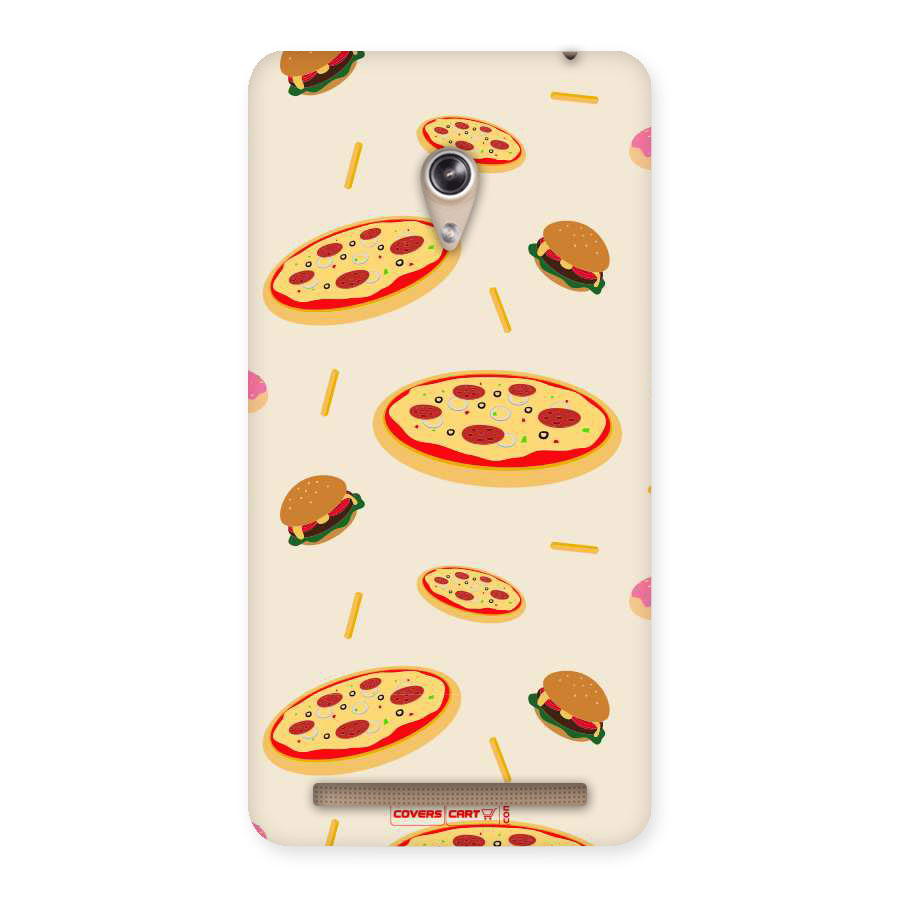Pizza and Burger Love Back Case for Zenfone 6