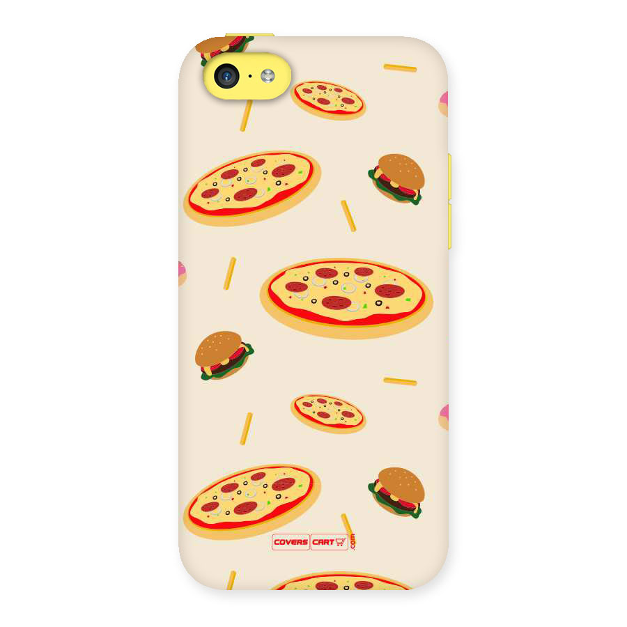 Pizza and Burger Love Back Case for iPhone 5C