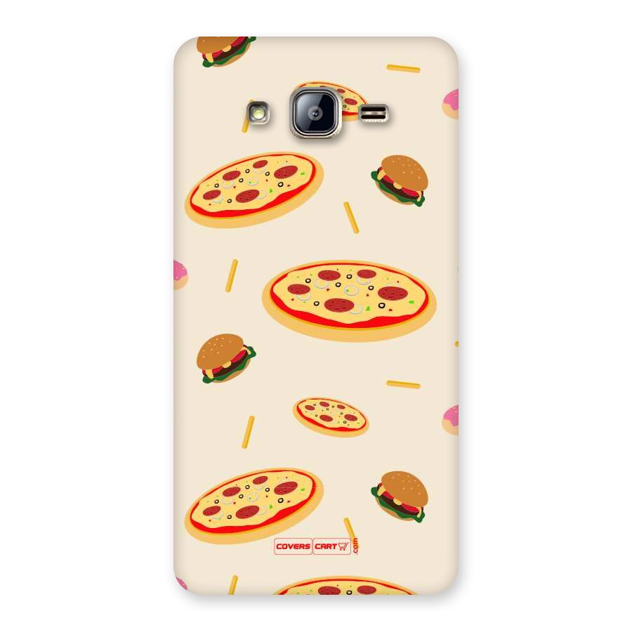 Pizza and Burger Love Back Case for Galaxy On5