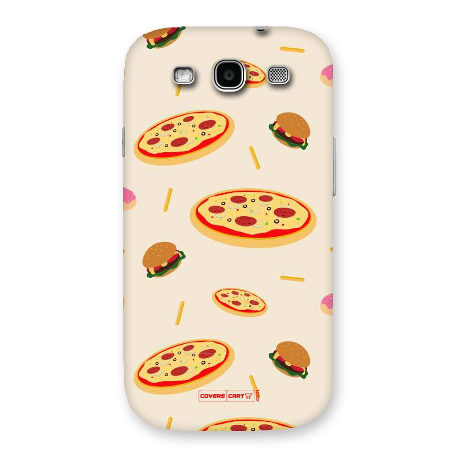 Pizza and Burger Love Back Case for Galaxy S3