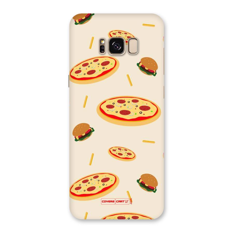 Pizza and Burger Love Back Case for Galaxy S8 Plus