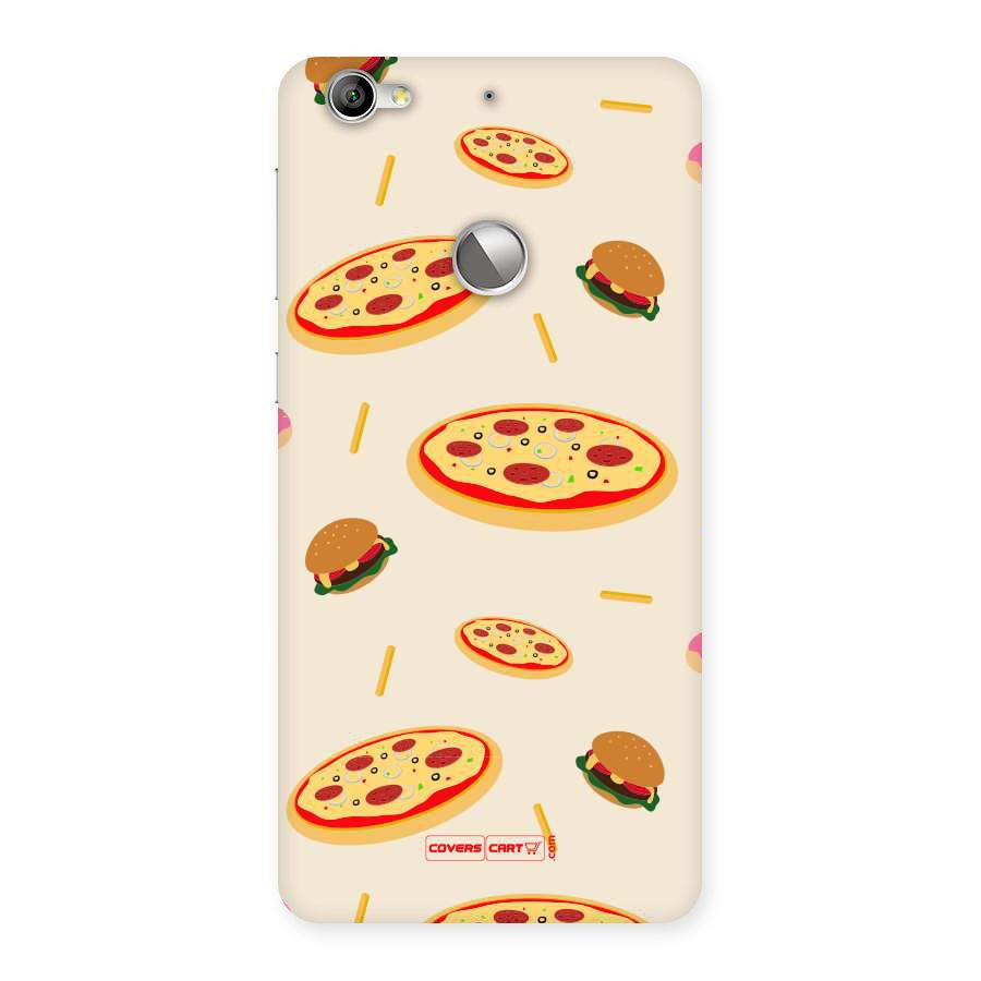 Pizza and Burger Love Back Case for LeTV Le 1S