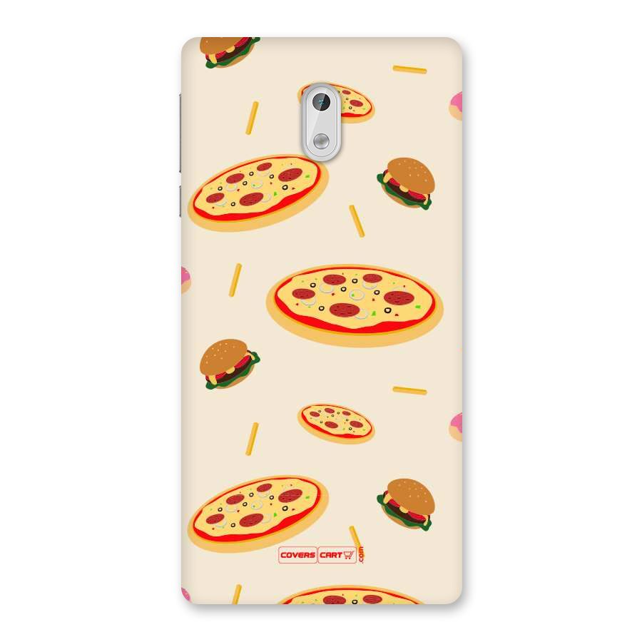 Pizza and Burger Love Back Case for Nokia 3