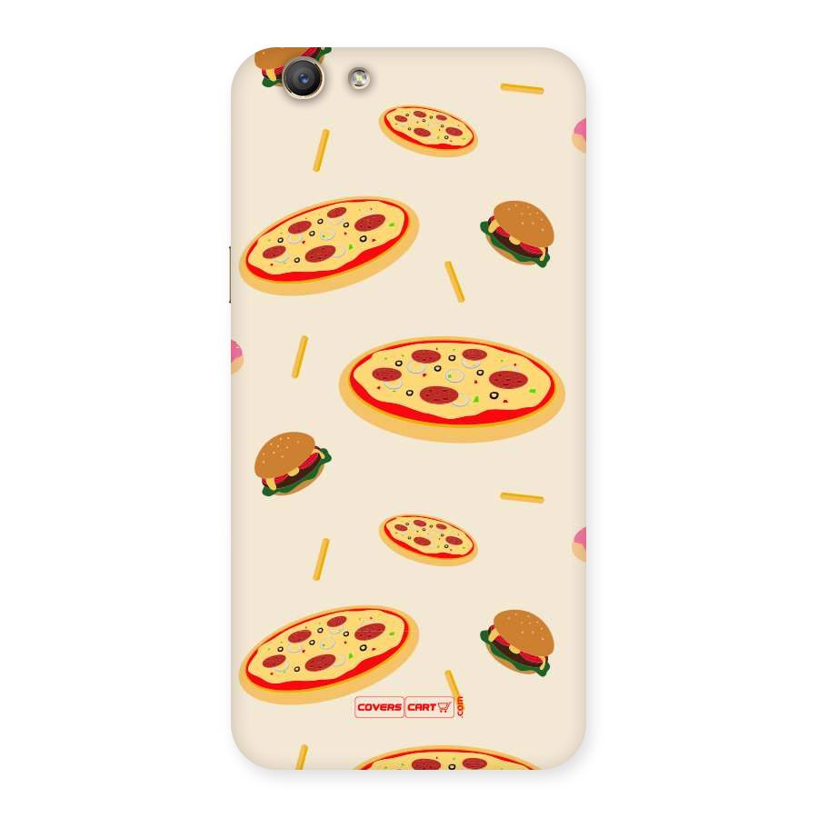 Pizza and Burger Love Back Case for Oppo F1s