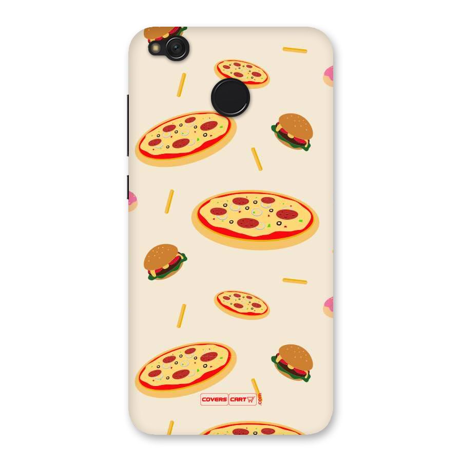 Pizza and Burger Love Back Case for Redmi 4