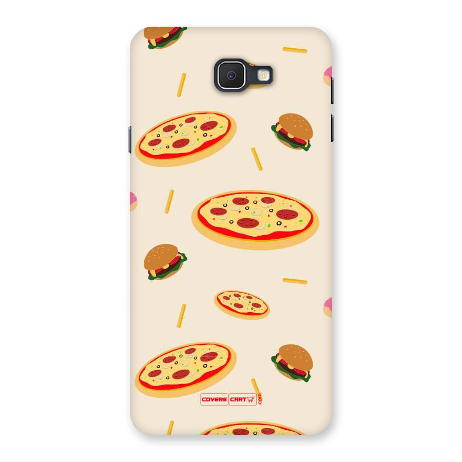 Pizza and Burger Love Back Case for Samsung Galaxy J7 Prime