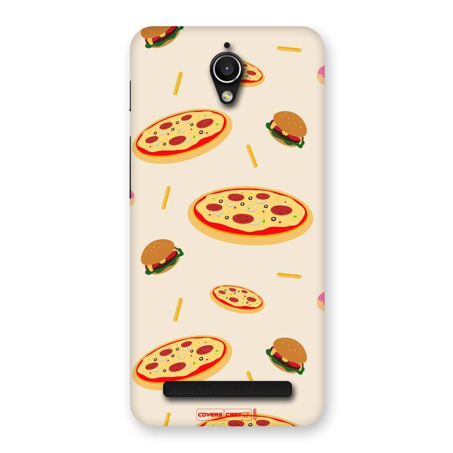 Pizza and Burger Love Back Case for Zenfone Go