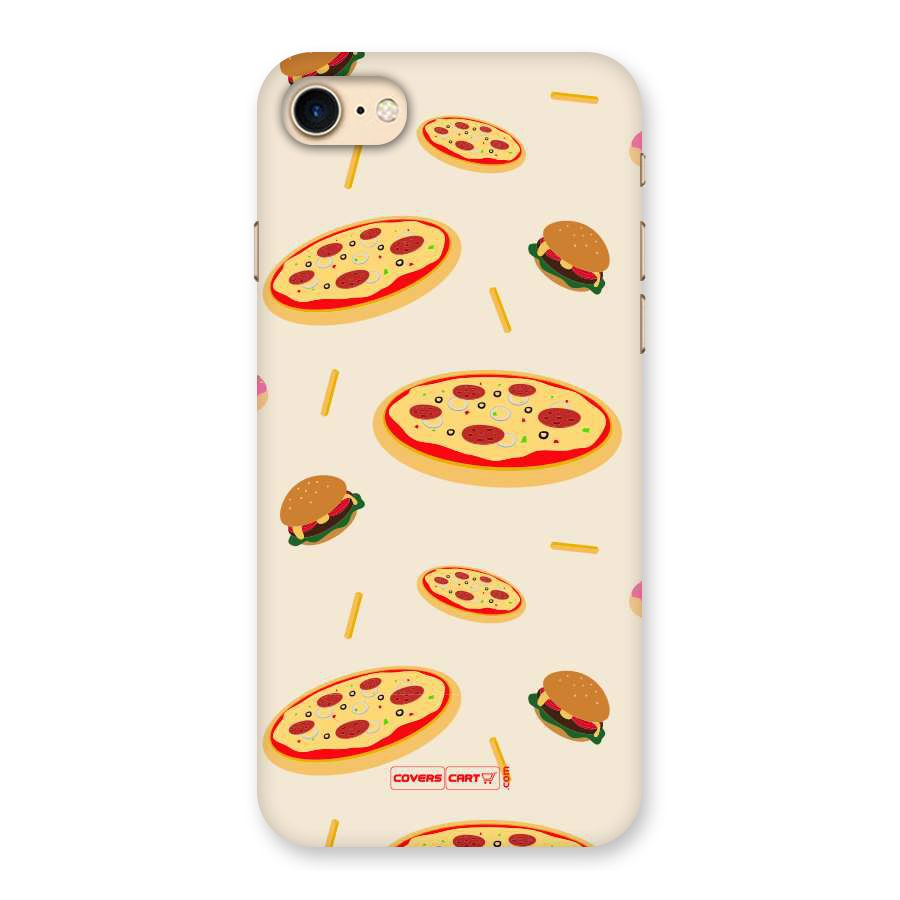 Pizza and Burger Love Back Case for iPhone 7