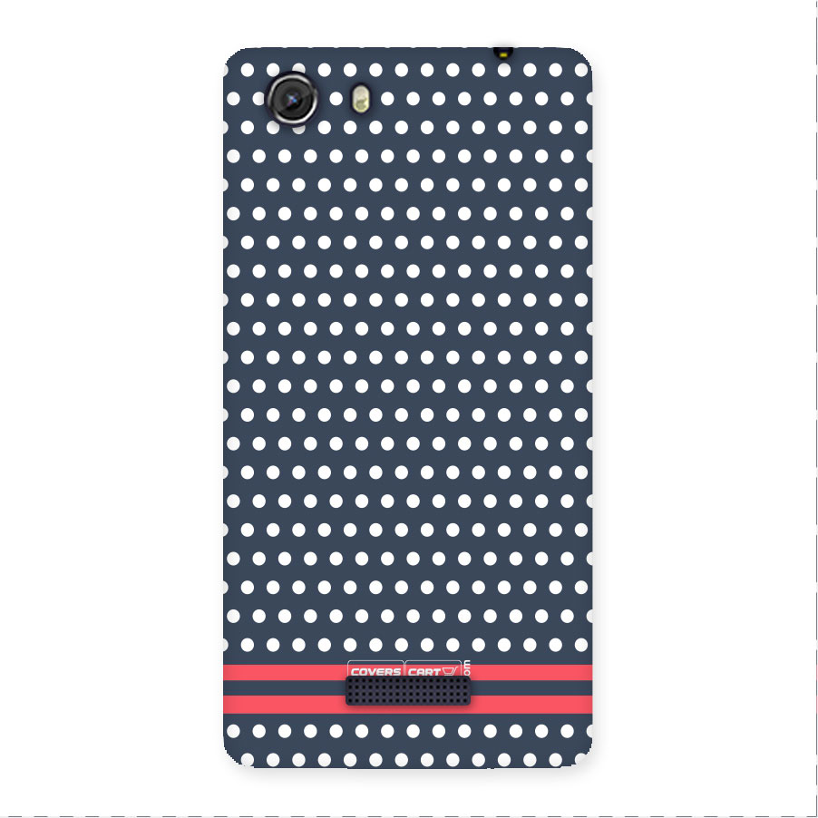 Classic Polka Dots Back Case for Micromax Unite 3