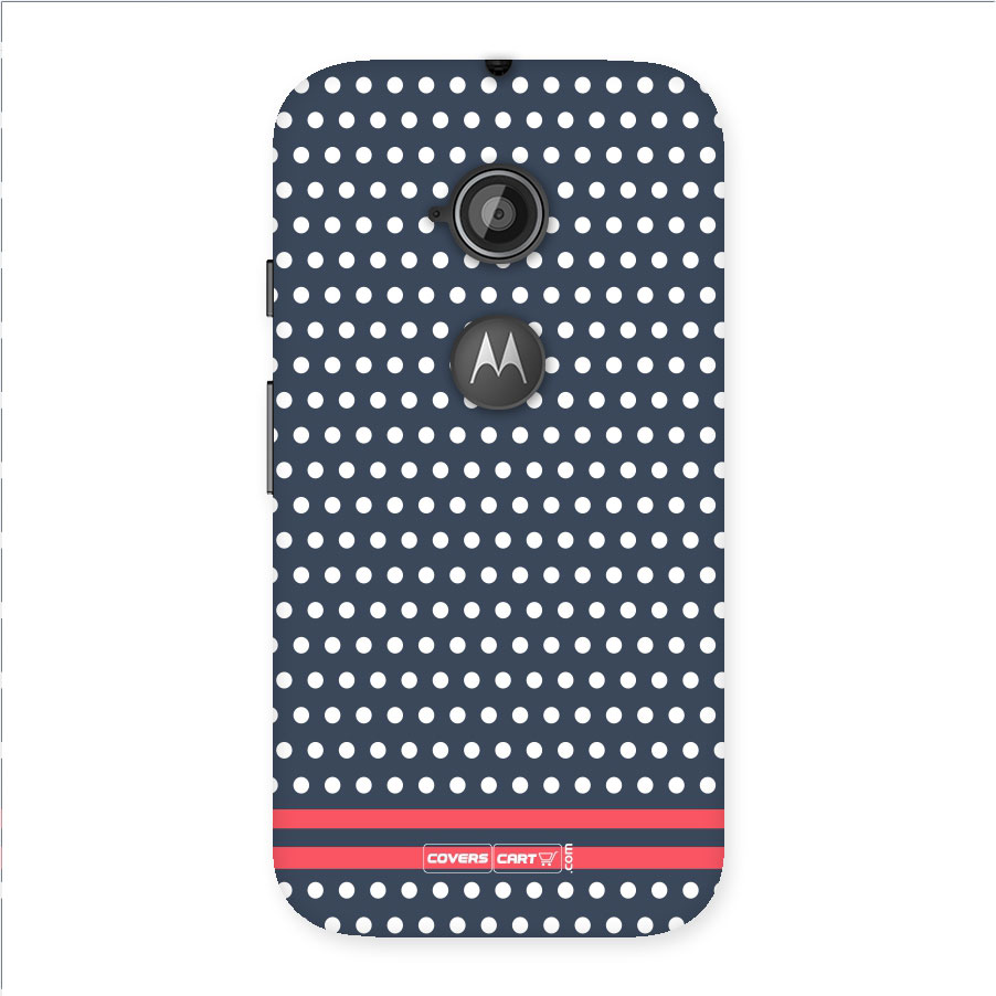 Classic Polka Dots Back Case for Moto E 2nd Gen