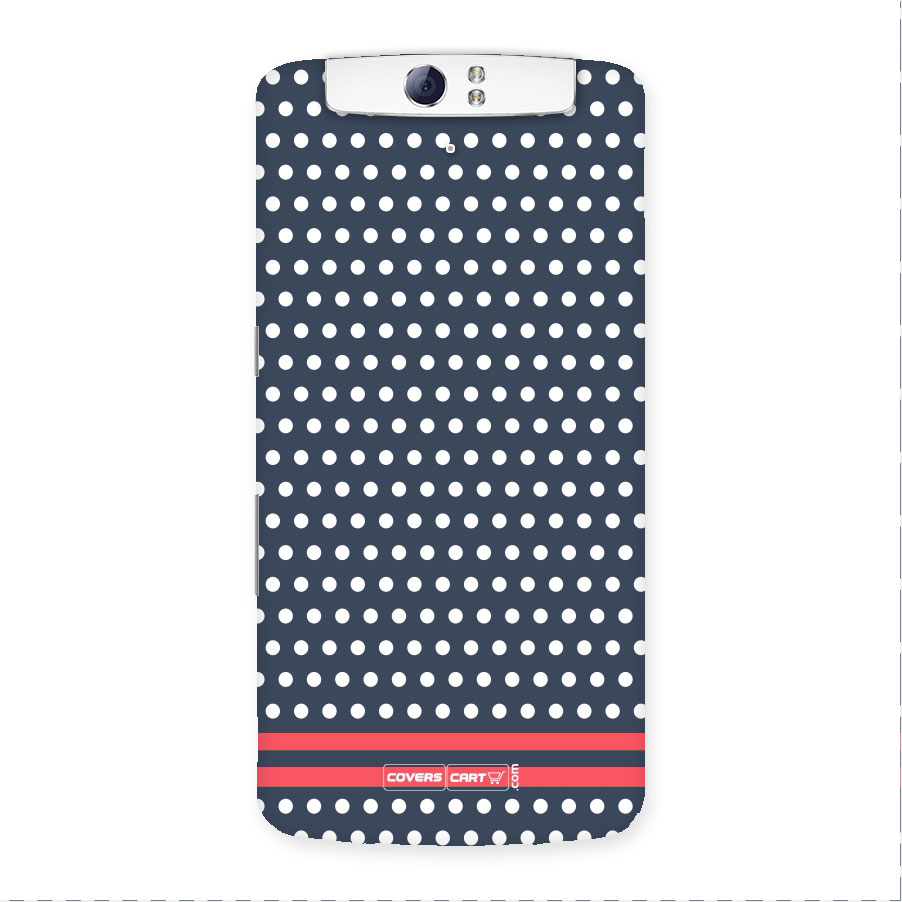 Classic Polka Dots Back Case for Oppo N1
