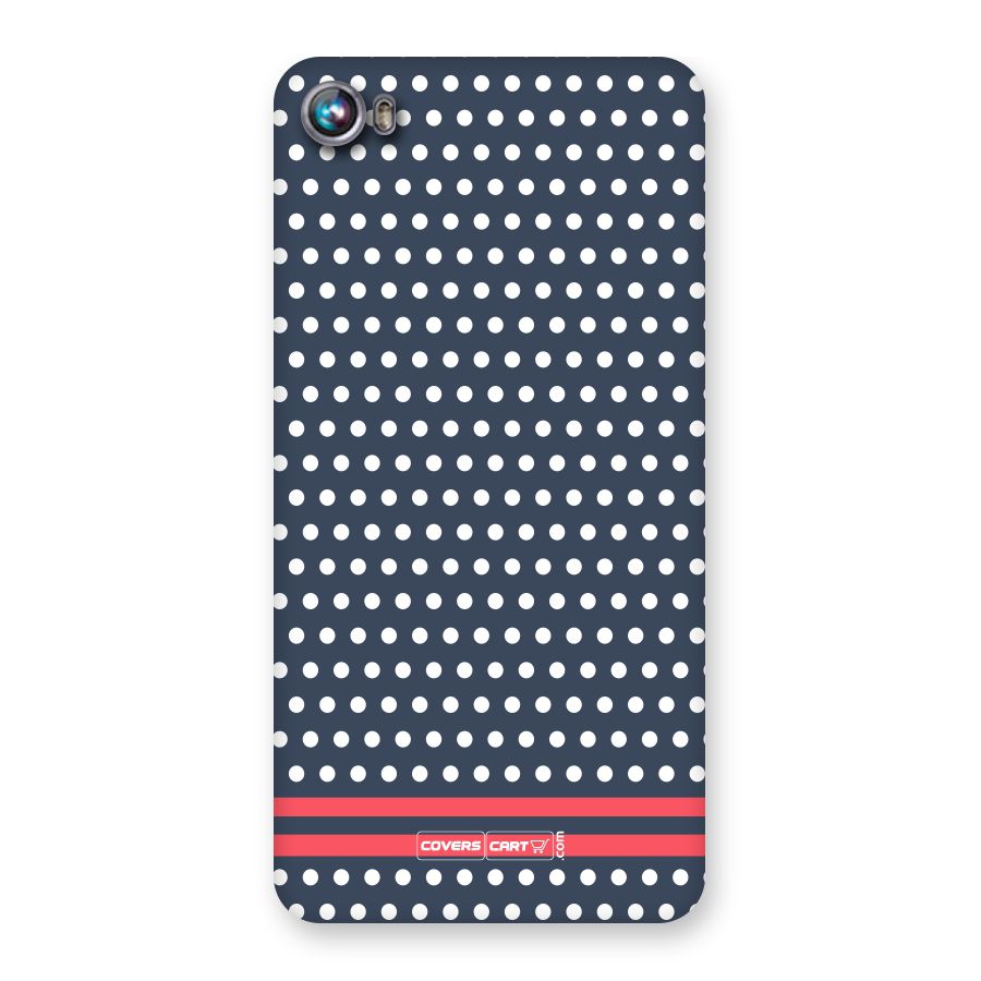 Classic Polka Dots Back Case for Canvas Fire 4