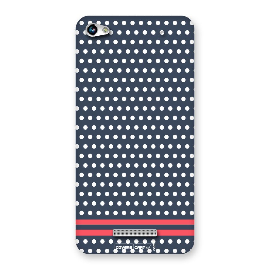 Classic Polka Dots Back Case for Canvas Hue 2 A316