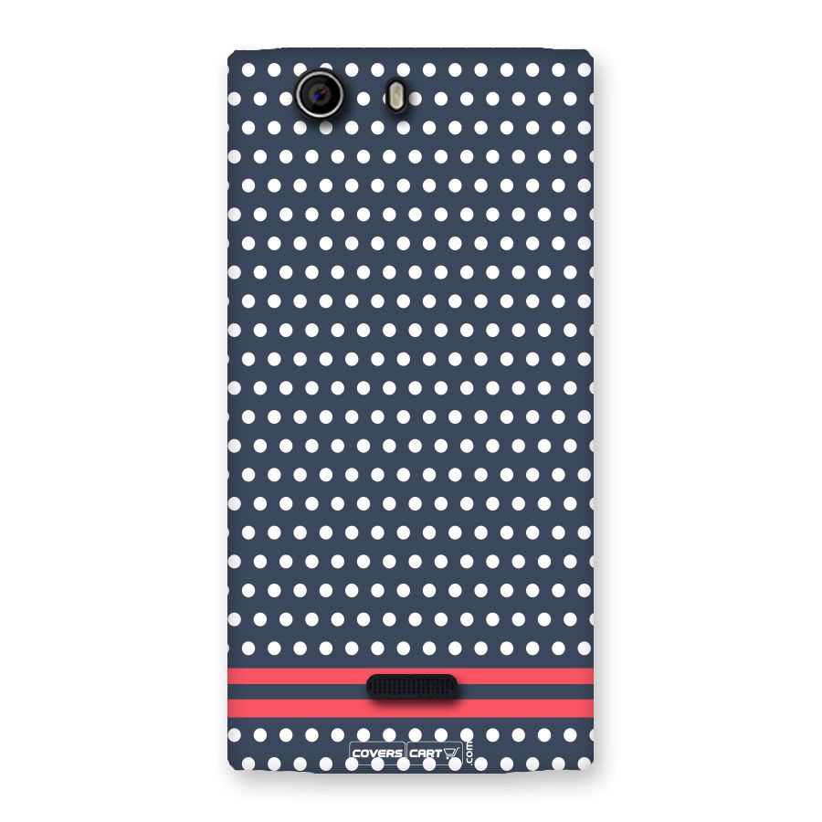 Classic Polka Dots Back Case for Canvas Nitro 2