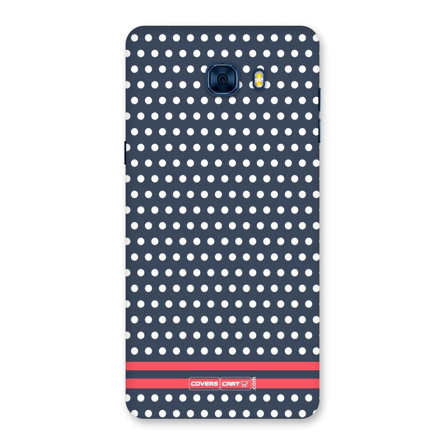 Classic Polka Dots Back Case for Galaxy C7 Pro