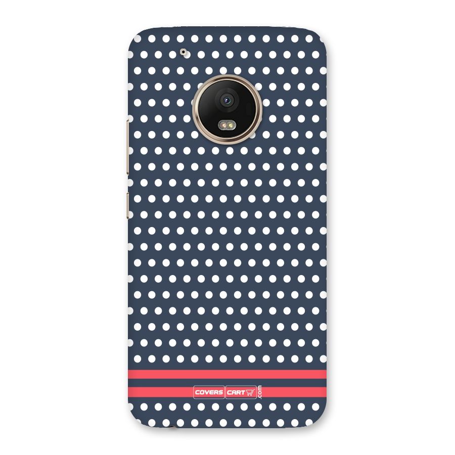 Classic Polka Dots Back Case for Moto G5 Plus