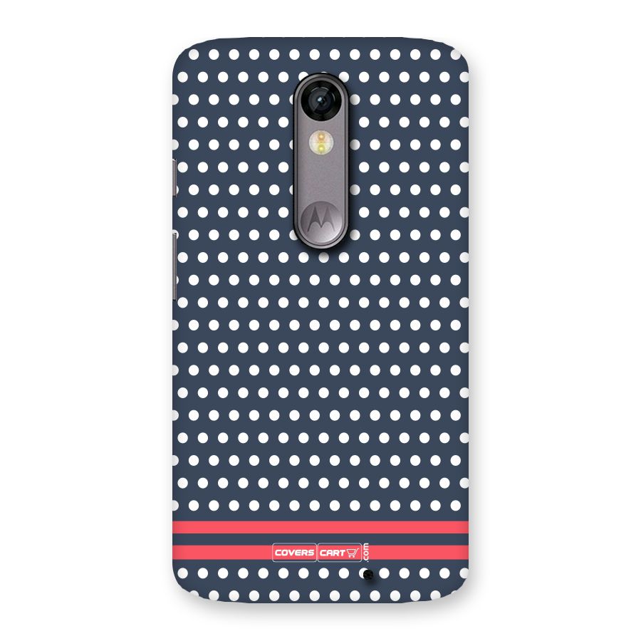 Classic Polka Dots Back Case for Moto X Force