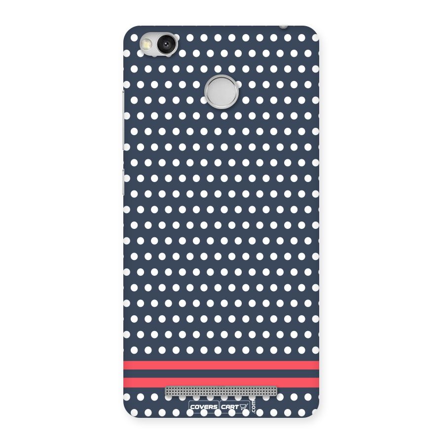 Classic Polka Dots Back Case for Redmi 3S Prime