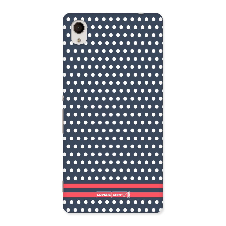 Classic Polka Dots Back Case for Xperia M4 Aqua