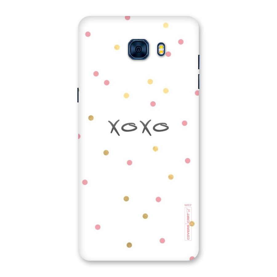 Polka Hugs Back Case for Galaxy C7 Pro