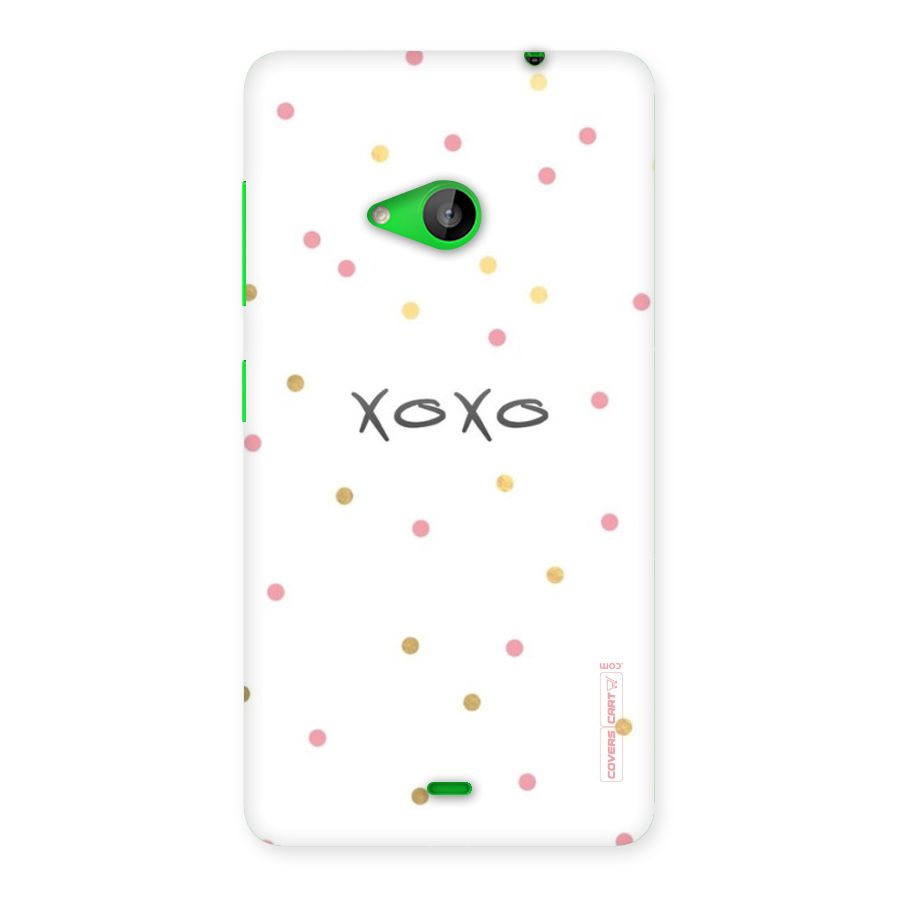 Polka Hugs Back Case for Lumia 535
