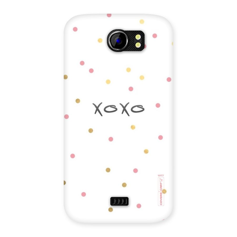 Polka Hugs Back Case for Micromax Canvas 2 A110