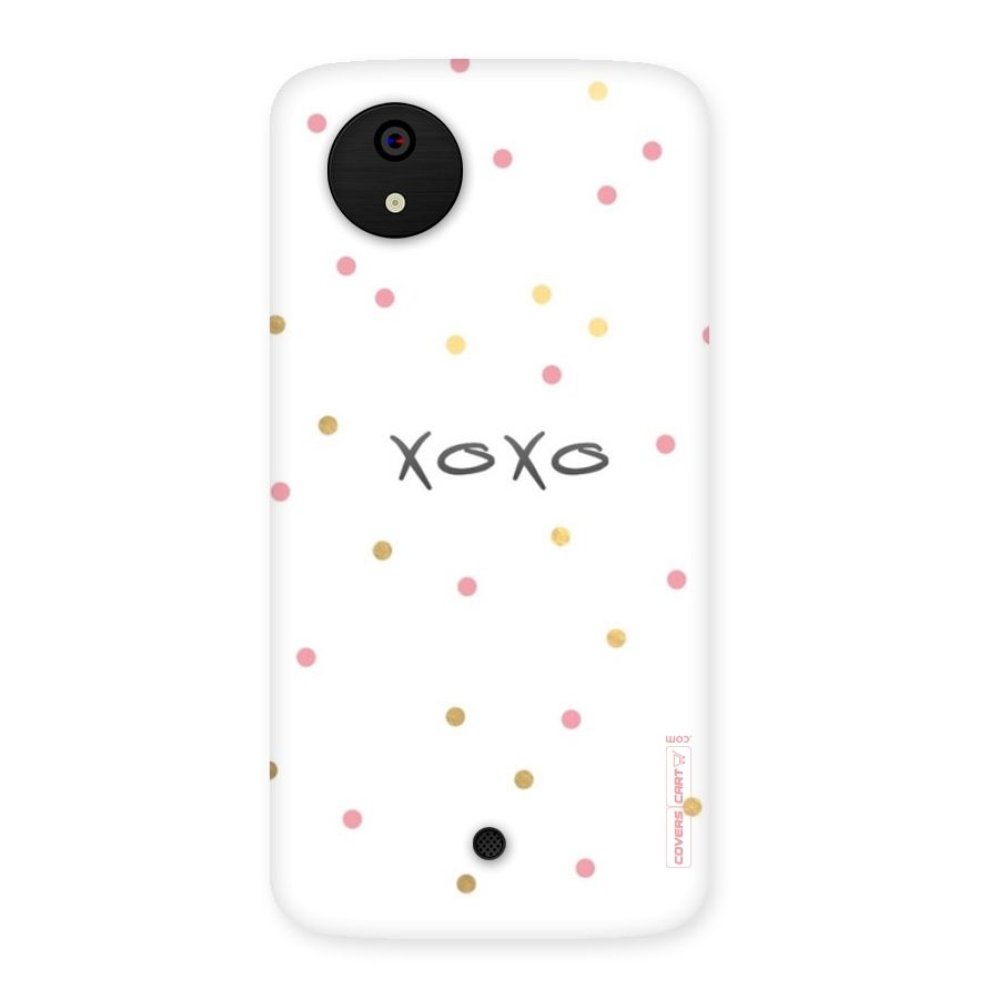 Polka Hugs Back Case for Micromax Canvas A1