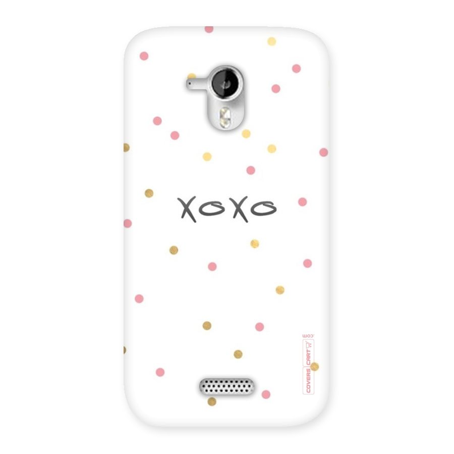 Polka Hugs Back Case for Micromax Canvas HD A116