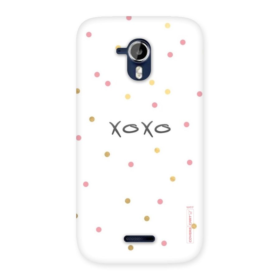 Polka Hugs Back Case for Micromax Canvas Magnus A117