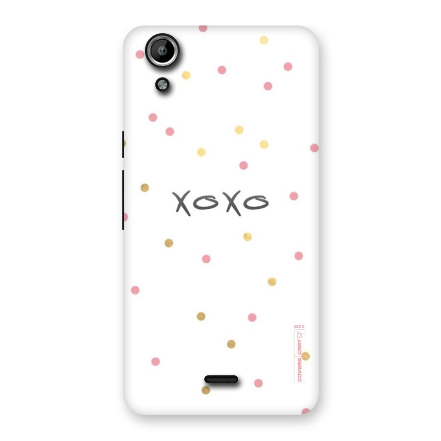 Polka Hugs Back Case for Micromax Canvas Selfie Lens Q345