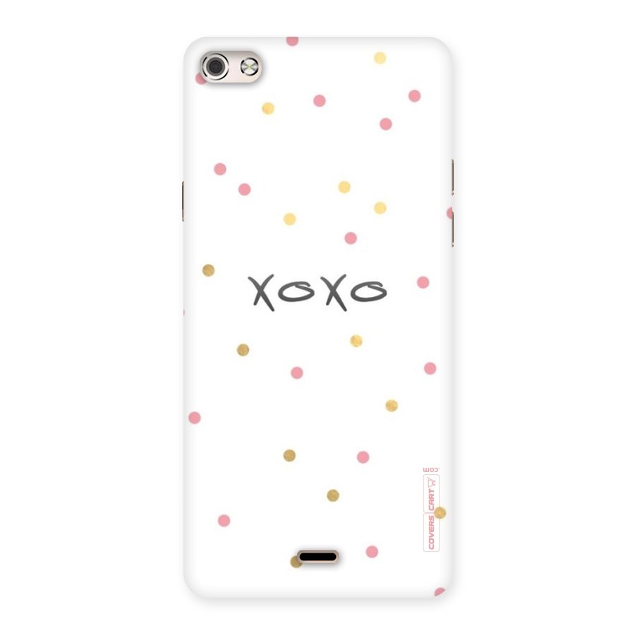 Polka Hugs Back Case for Micromax Canvas Silver 5