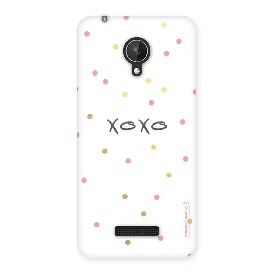 Polka Hugs Back Case for Micromax Canvas Spark Q380