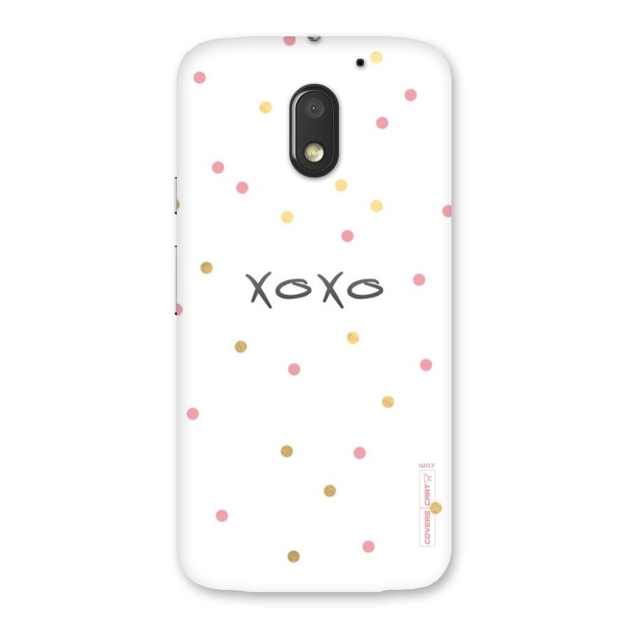Polka Hugs Back Case for Moto E3 Power