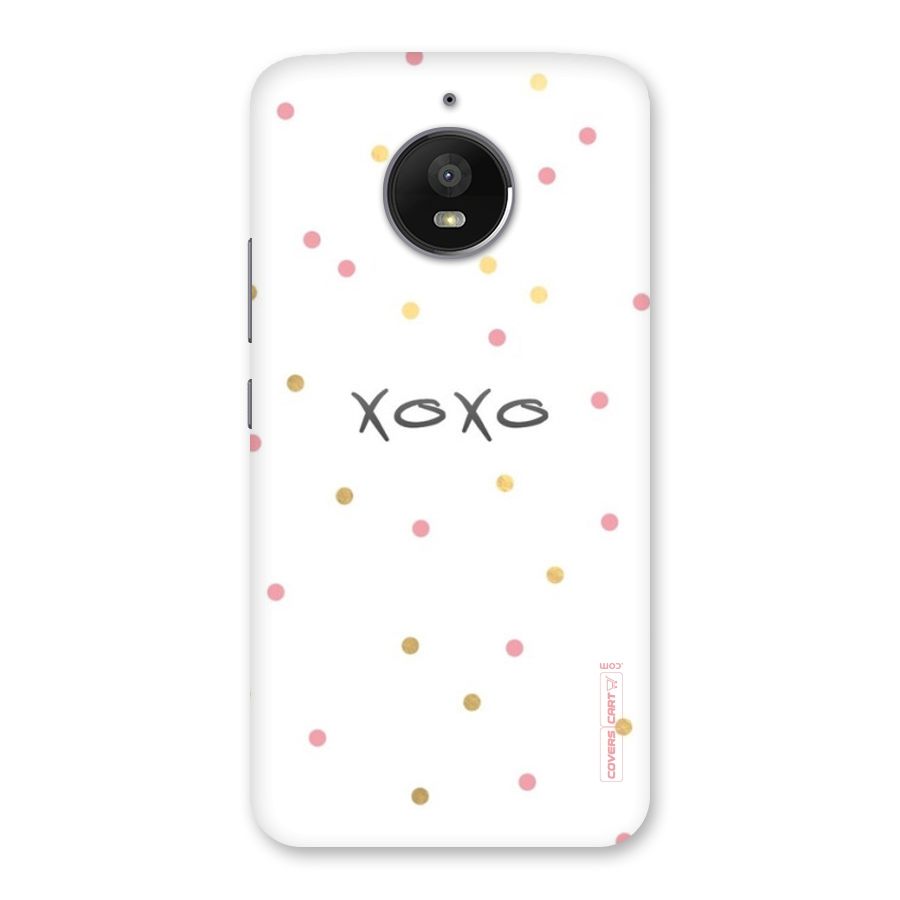 Polka Hugs Back Case for Moto E4 Plus