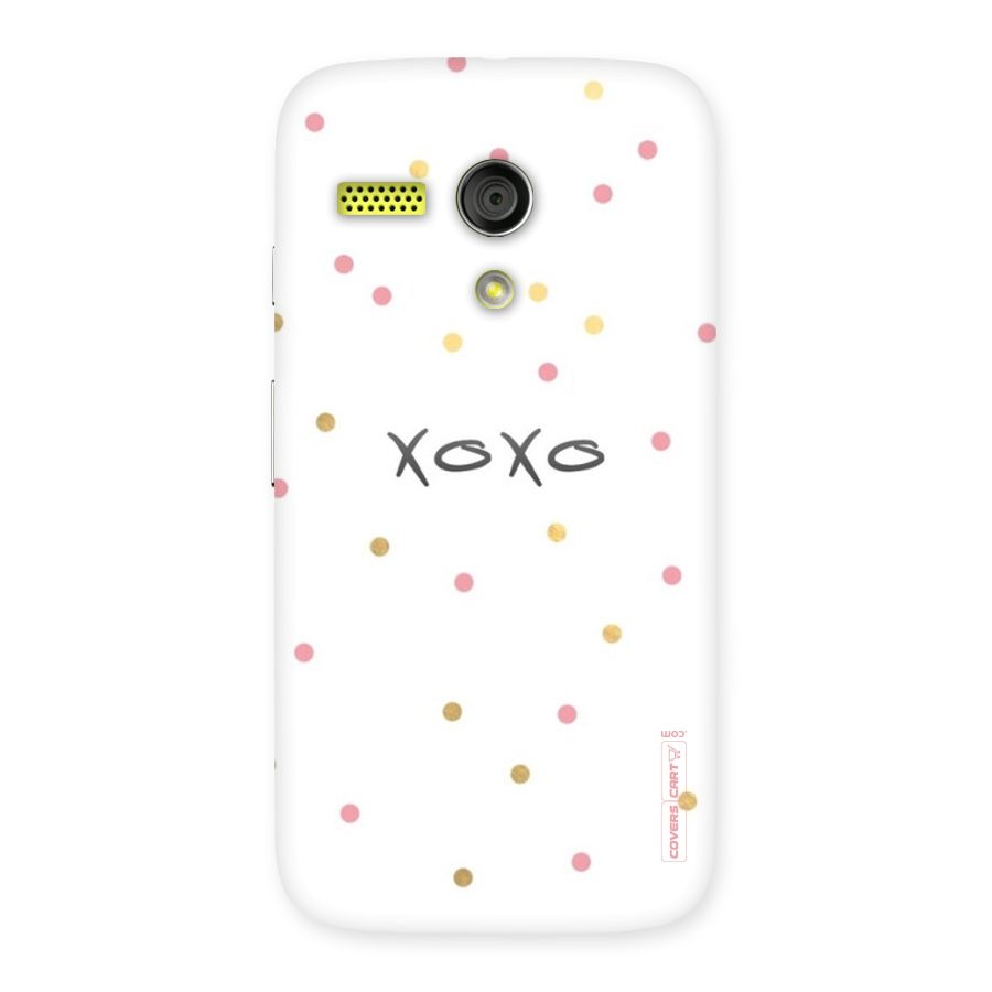 Polka Hugs Back Case for Moto G