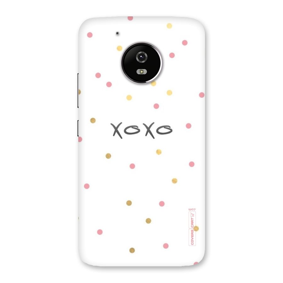 Polka Hugs Back Case for Moto G5