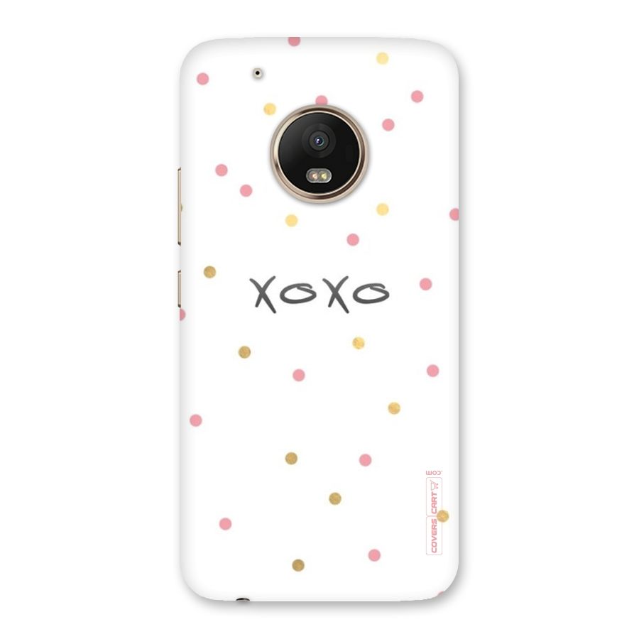 Polka Hugs Back Case for Moto G5 Plus