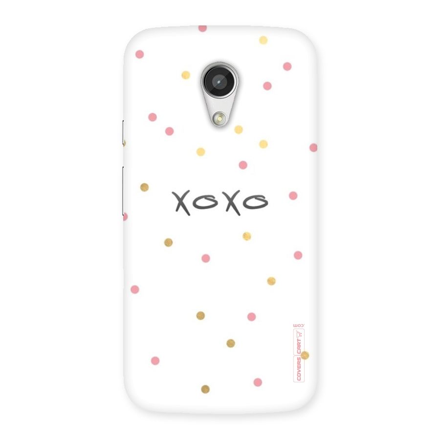 Polka Hugs Back Case for Moto G 2nd Gen