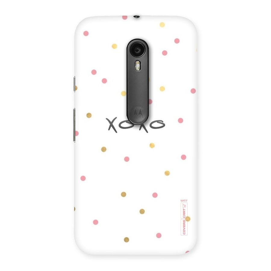 Polka Hugs Back Case for Moto G Turbo