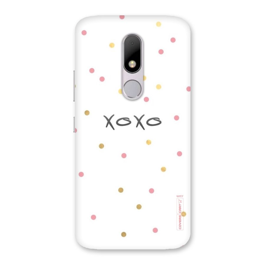Polka Hugs Back Case for Moto M