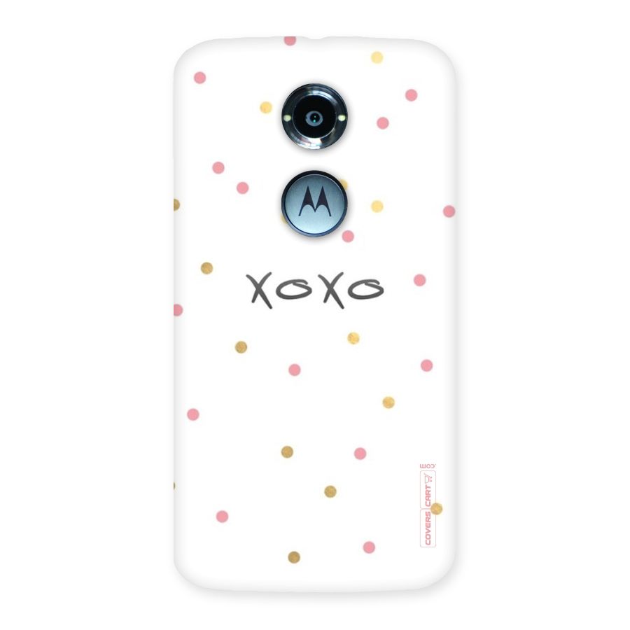Polka Hugs Back Case for Moto X 2nd Gen