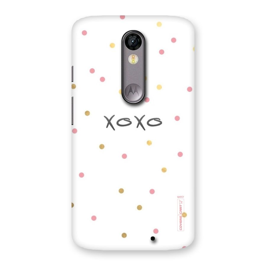 Polka Hugs Back Case for Moto X Force