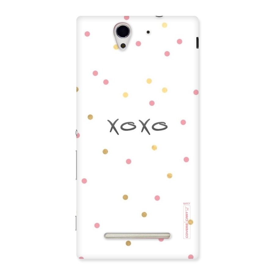 Polka Hugs Back Case for Sony Xperia C3