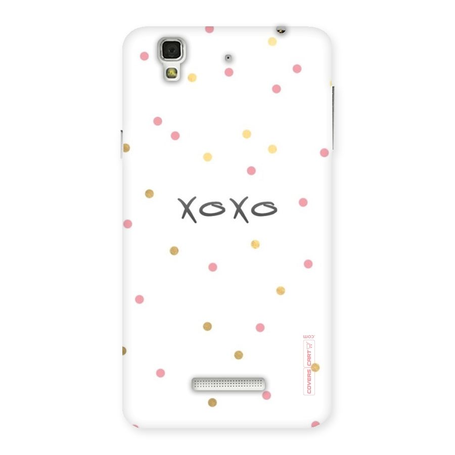 Polka Hugs Back Case for YU Yureka Plus